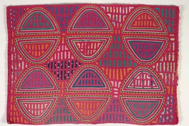 Skjortepanel (mola), ca. 1950 (påført bomull)