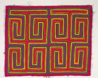 Skjortepanel (mola), ca. 1950 (påført bomull)