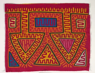 Skjortepanel (mola), ca. 1950 (påført bomull)