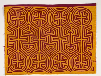 Skjortepanel (mola), ca. 1950 (påført bomull)