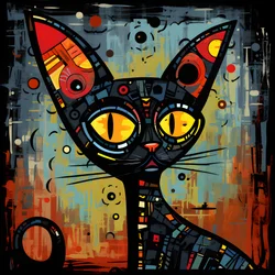 Tegneserie Sfinks Cat 1
