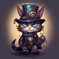 antropomorf søt katt 1