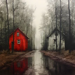 to røde hus i skogen 3