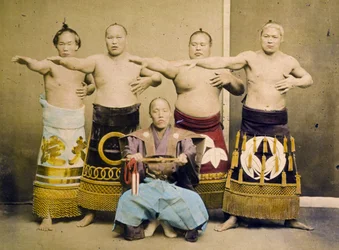 Sumobrytere, ca. 1877