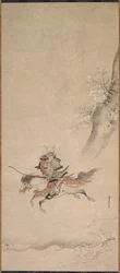 En samurai på hesteryggen