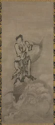 Hotei med Daoist Immortals, sent på 1600-tallet – tidlig på 1700-tallet.