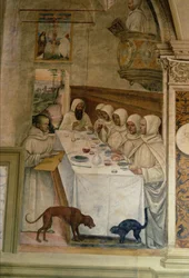 The Life of St. Benedict (detalj)