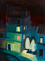 Nocturne (olje om bord)