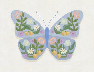 Vårblomstring Sommerfugl, 2023 (digital)