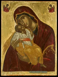 Ikon for ømhetens jomfru, fra Kreta ca. 1609 (eggtempera og bladgull på panel)