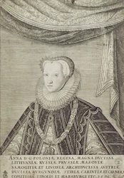 Anna Habsburg (1573-98) dronning av Polen, 1596