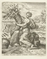 Sommer: Ceres med et overflødighetshorn The Four Seasons (serietittel)