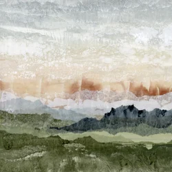 Abstrakt fjellbilde i lag
