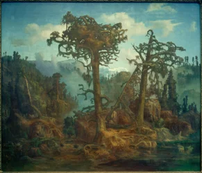L.Hertervig, Old Pines
