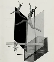 Menneskelig mekanikk Varieté. Fra Die Bühne im Bauhaus, 1925.