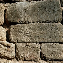 Murer nær Lions Gate: stedet for den gamle byen Mykenes, på Peloponnes (1500-1100 f.Kr.) Hellas