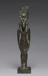Statuett av Hathor, 664-30 f.Kr