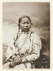 Spotted Fawn, Cheyenne-brud, 1879.