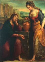 Kristus og den samaritanske kvinnen, 1607