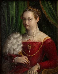 Selvportrett, ca 1577-1585.
