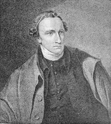 Portrett av Patrick Henry, gravert av William Satchwell Leney (1769-1821) fra et trykk i Analectic Magazine, desember 1817