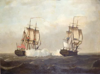 #39;Pitt#39; i kamp med #39;St. Louis#39;, 29. september 1758