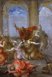Drapet på keiser Caligula, hans kone og datter
