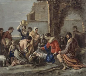 Le Nain - Gjeternes tilbedelse, 1644