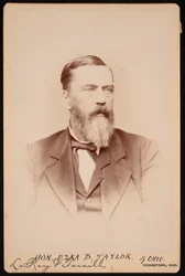 Portrett av Ezra Booth Taylor 1823-1912, før 1896.