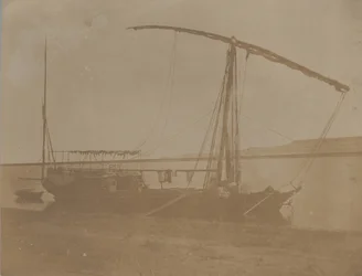 Nilebåt, Egypt, 1851.