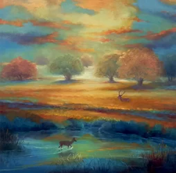 Richmond Park, grønt og gull, 2021