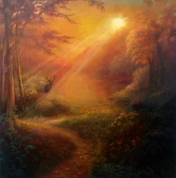 The Awakening, 2022 (olje på lerret)