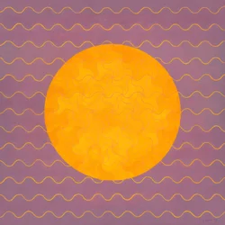 Summer Sunrise, 2022 (akryl på lerret)
