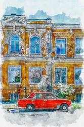 Bygging av Vintage Car City