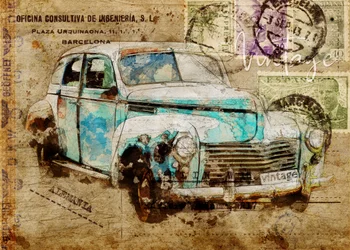 Vintage reisebil