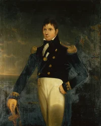 Kontreadmiral Sir Eliab Harvey (1758–1830), sent på 1700-tallet til tidlig på 1800-tallet (olje på lerret)