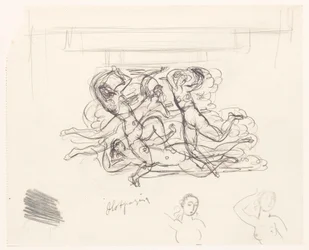 Nakne kvinner svømmer