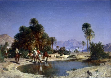 Léon-Adolphe Belly: Karavanen i ørkenoasen