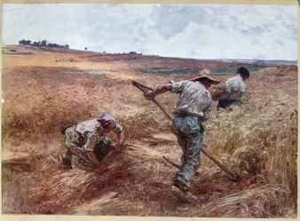 Innhøstingsscene, 1897