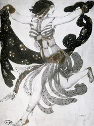 Cleopatra, ballettkostymedesign, 1909