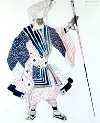 Ypperstepresten Le Grand Prêtre, ballettkostymedesign, 1911