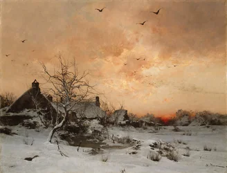 Januar: Cernay, nær Rambouillet.