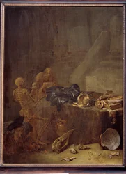 Vanitas (maleri på eik)