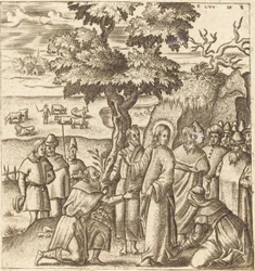Kristus helbreder en syk kvinne