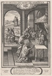 Les Festes du mois de Feburier (februar: renselsen av jomfruen)