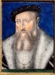Claude de Guise, ca 1567 (polykrom emalje på kobber)
