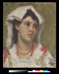 Portrett av en ung kvinne fra Ciociaria, 1877