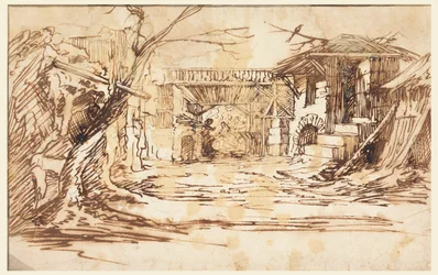 Sett for en julebarnehage (Nativity)