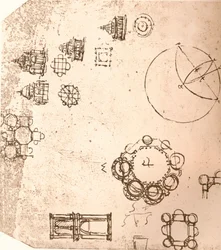 Tegning av kirkelig arkitektur, c1472-c1519 1883