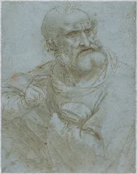 Halvlang figur av en apostel, 1493-1495